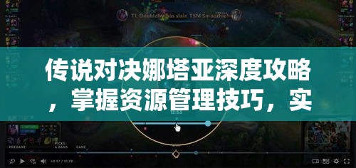 传说对决娜塔亚深度攻略，掌握资源管理技巧，实现高效利用与价值最大化策略