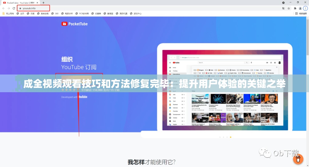 成全视频观看技巧和方法修复完毕：提升用户体验的关键之举