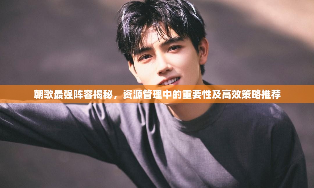 朝歌最强阵容揭秘，资源管理中的重要性及高效策略推荐
