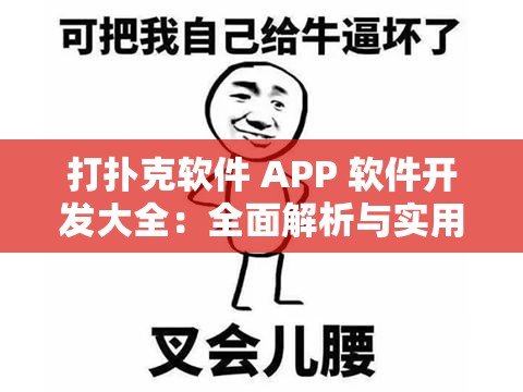 打扑克软件 APP 软件开发大全：全面解析与实用指南
