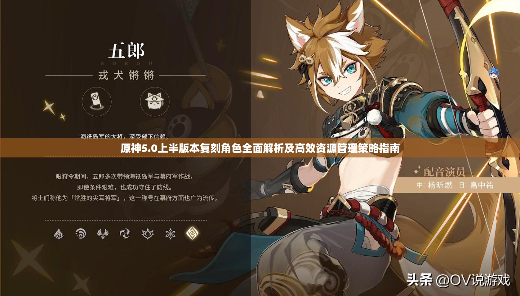 原神5.0上半版本复刻角色全面解析及高效资源管理策略指南