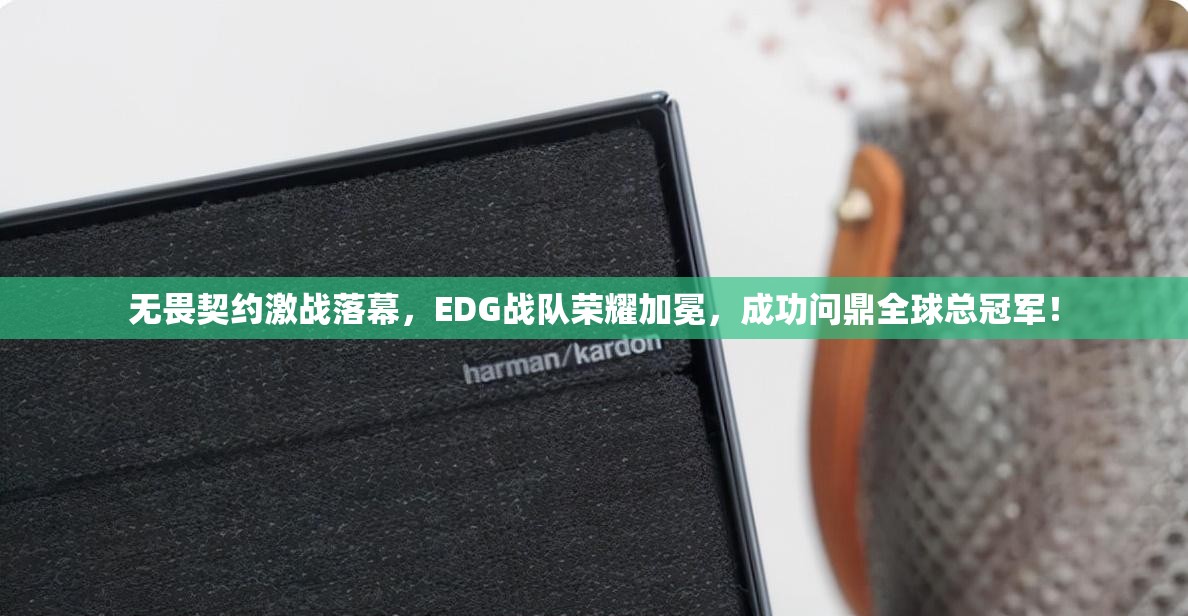无畏契约激战落幕，EDG战队荣耀加冕，成功问鼎全球总冠军！
