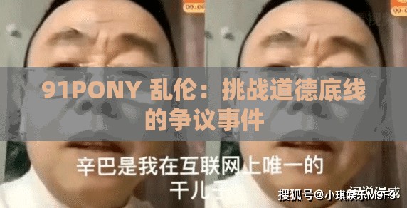 91PONY 乱伦：挑战道德底线的争议事件