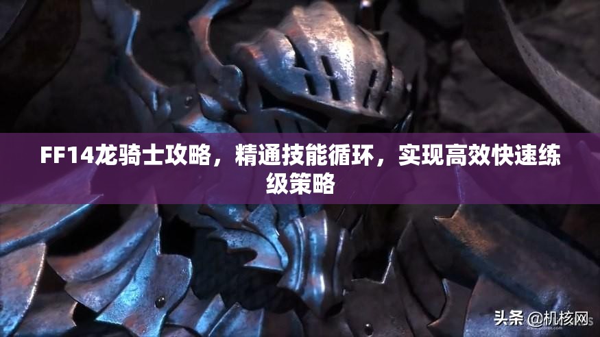 FF14龙骑士攻略，精通技能循环，实现高效快速练级策略