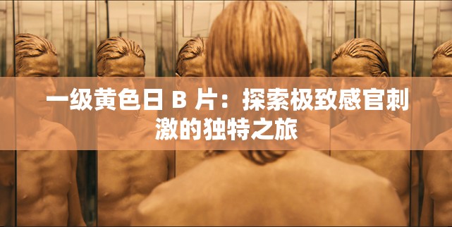 一级黄色日 B 片：探索极致感官刺激的独特之旅
