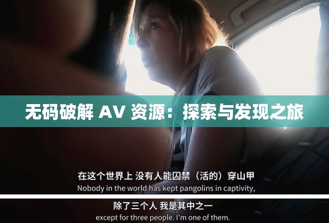 无码破解 AV 资源：探索与发现之旅