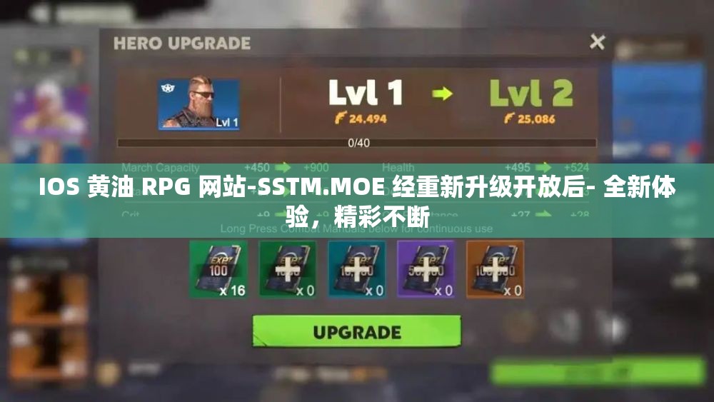 IOS 黄油 RPG 网站-SSTM.MOE 经重新升级开放后- 全新体验，精彩不断