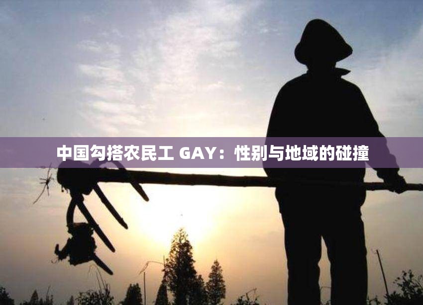中国勾搭农民工 GAY：性别与地域的碰撞