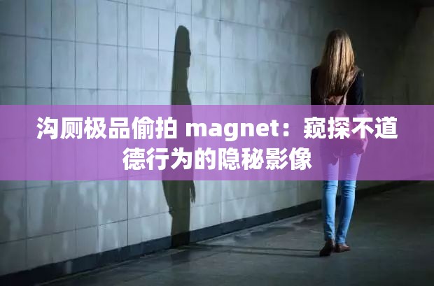 沟厕极品偷拍 magnet：窥探不道德行为的隐秘影像