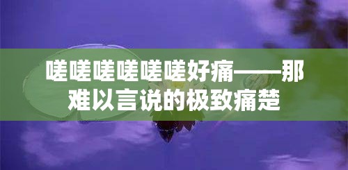 嗟嗟嗟嗟嗟嗟好痛——那难以言说的极致痛楚