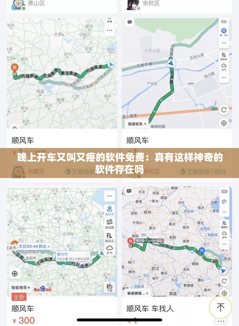 晚上开车又叫又疼的软件免费：真有这样神奇的软件存在吗