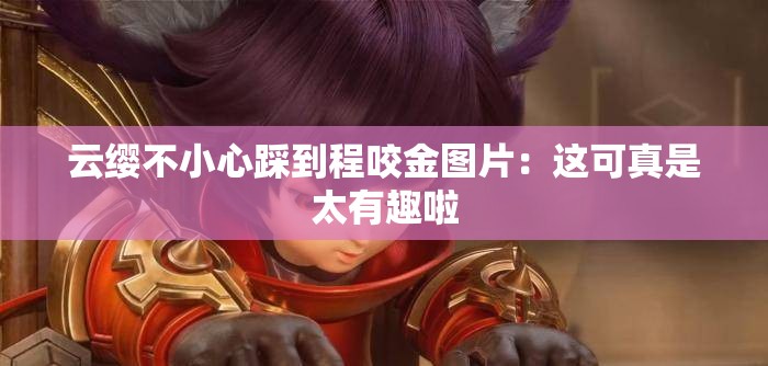 云缨不小心踩到程咬金图片：这可真是太有趣啦