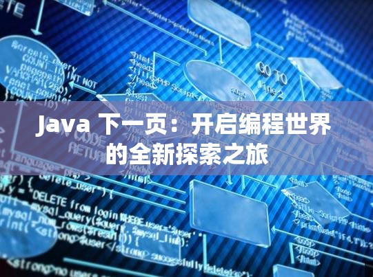 Java 下一页：开启编程世界的全新探索之旅