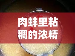 肉蚌里粘稠的浓精：探索未知的奥秘