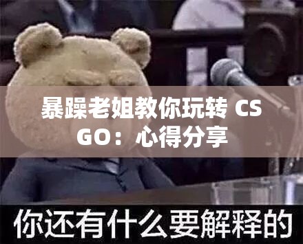 暴躁老姐教你玩转 CSGO：心得分享