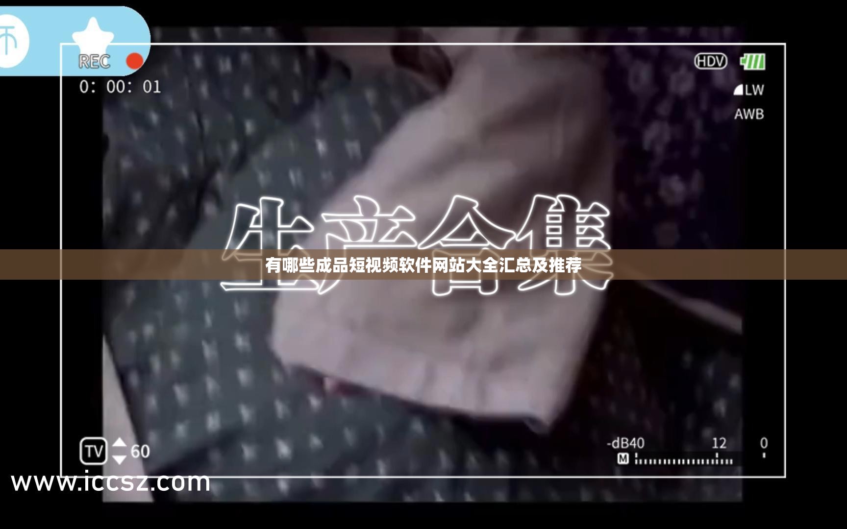 有哪些成品短视频软件网站大全汇总及推荐