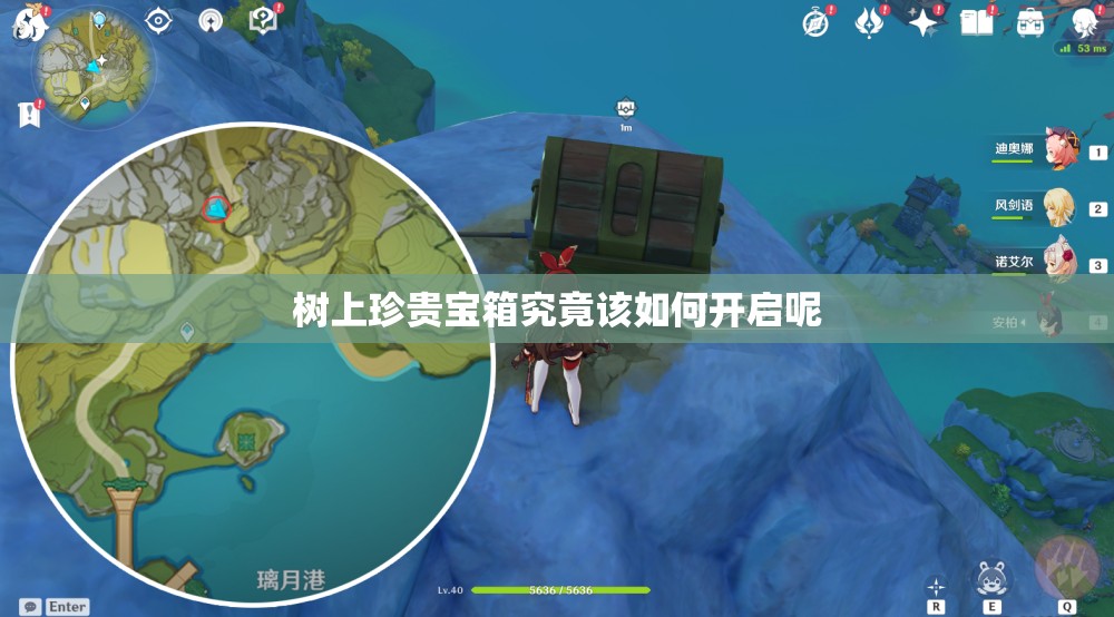 树上珍贵宝箱究竟该如何开启呢