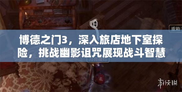 博德之门3，深入旅店地下室探险，挑战幽影诅咒展现战斗智慧