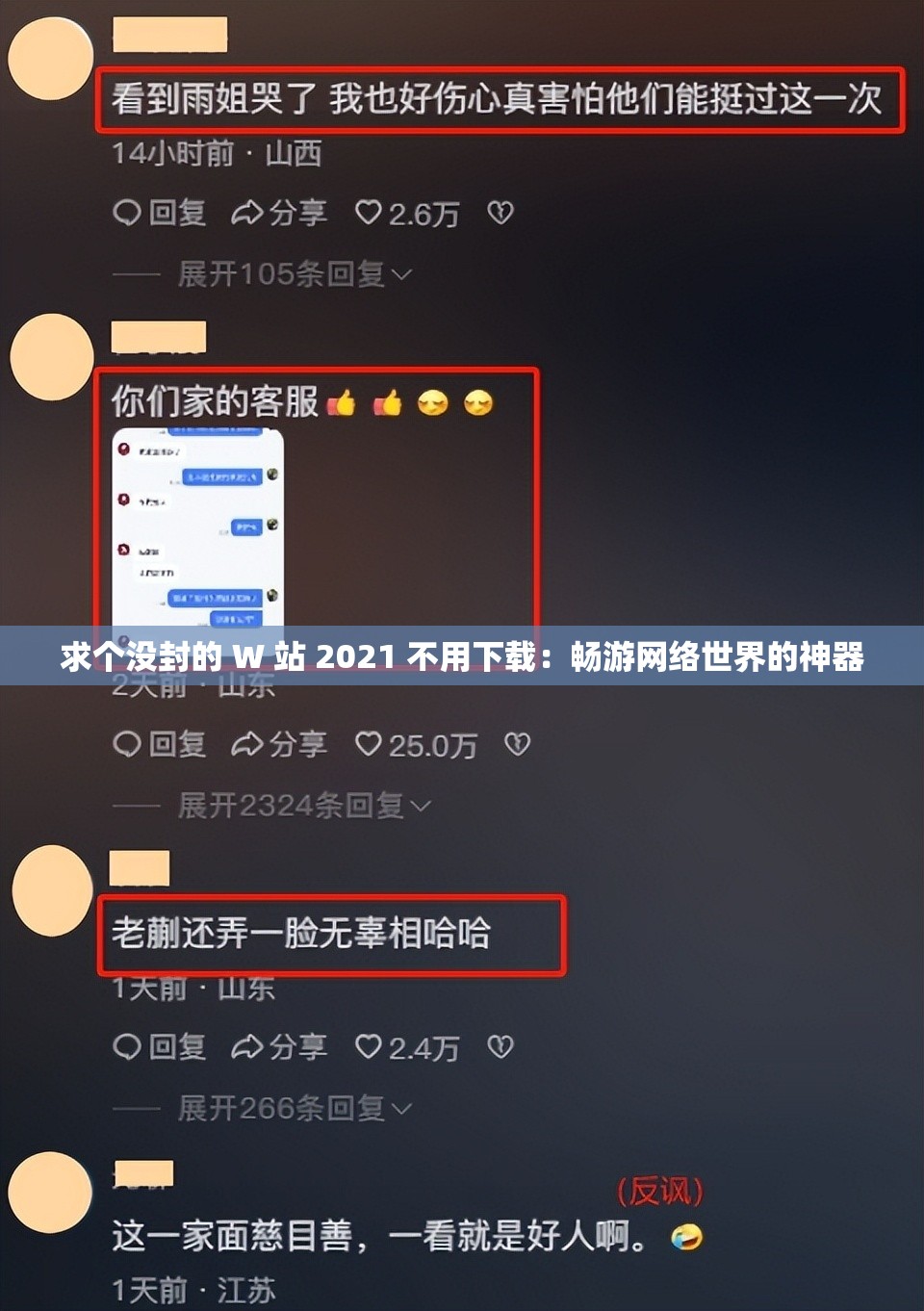 求个没封的 W 站 2021 不用下载：畅游网络世界的神器