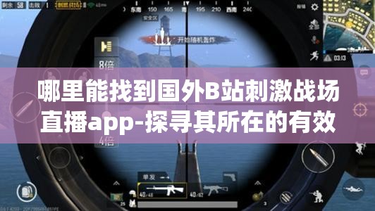 哪里能找到国外B站刺激战场直播app-探寻其所在的有效途径
