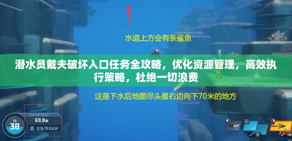 潜水员戴夫破坏入口任务全攻略，优化资源管理，高效执行策略，杜绝一切浪费