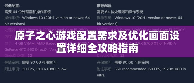 原子之心游戏配置需求及优化画面设置详细全攻略指南