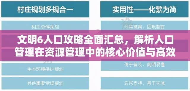 文明6人口攻略全面汇总，解析人口管理在资源管理中的核心价值与高效策略