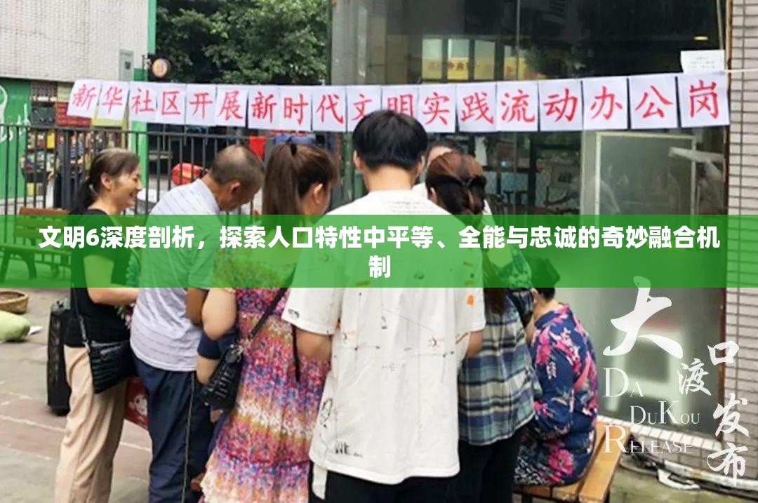 文明6深度剖析，探索人口特性中平等、全能与忠诚的奇妙融合机制