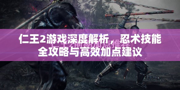 仁王2游戏深度解析，忍术技能全攻略与高效加点建议