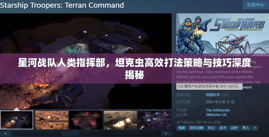 星河战队人类指挥部，坦克虫高效打法策略与技巧深度揭秘
