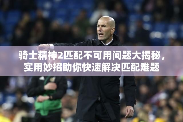 骑士精神2匹配不可用问题大揭秘，实用妙招助你快速解决匹配难题