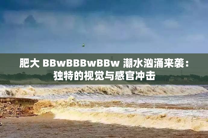肥大 BBwBBBwBBw 潮水汹涌来袭：独特的视觉与感官冲击