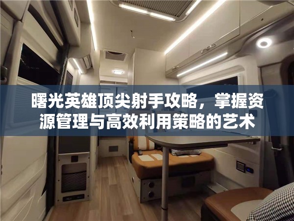 曙光英雄顶尖射手攻略，掌握资源管理与高效利用策略的艺术