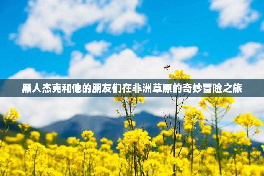 黑人杰克和他的朋友们在非洲草原的奇妙冒险之旅