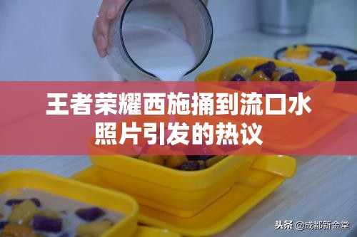 王者荣耀西施捅到流口水照片引发的热议