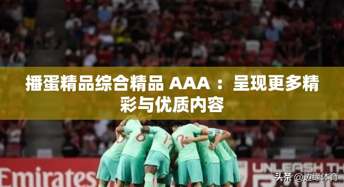 播蛋精品综合精品 AAA ：呈现更多精彩与优质内容