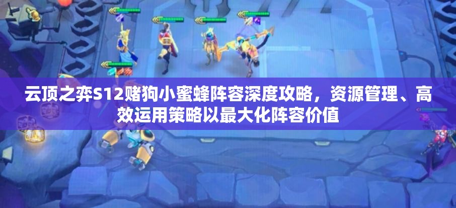 云顶之弈S12赌狗小蜜蜂阵容深度攻略，资源管理、高效运用策略以最大化阵容价值