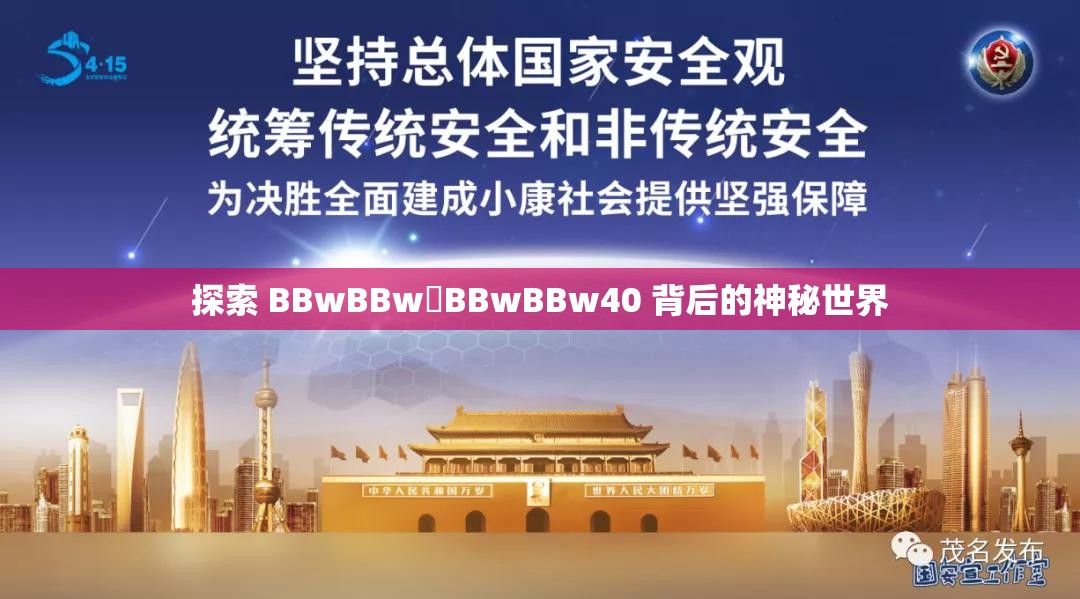 探索 BBwBBw BBwBBw40 背后的神秘世界