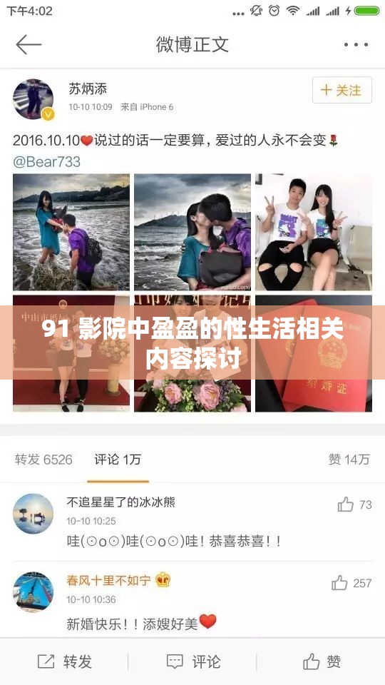 91 影院中盈盈的性生活相关内容探讨