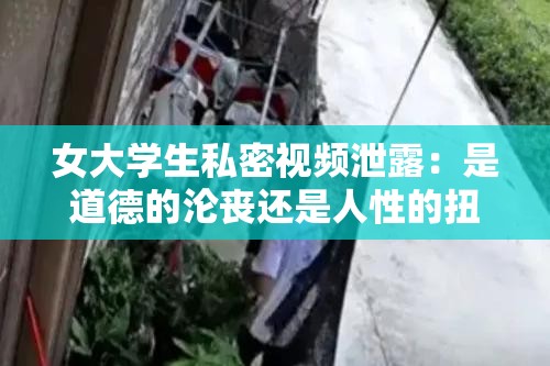 女大学生私密视频泄露：是道德的沦丧还是人性的扭曲