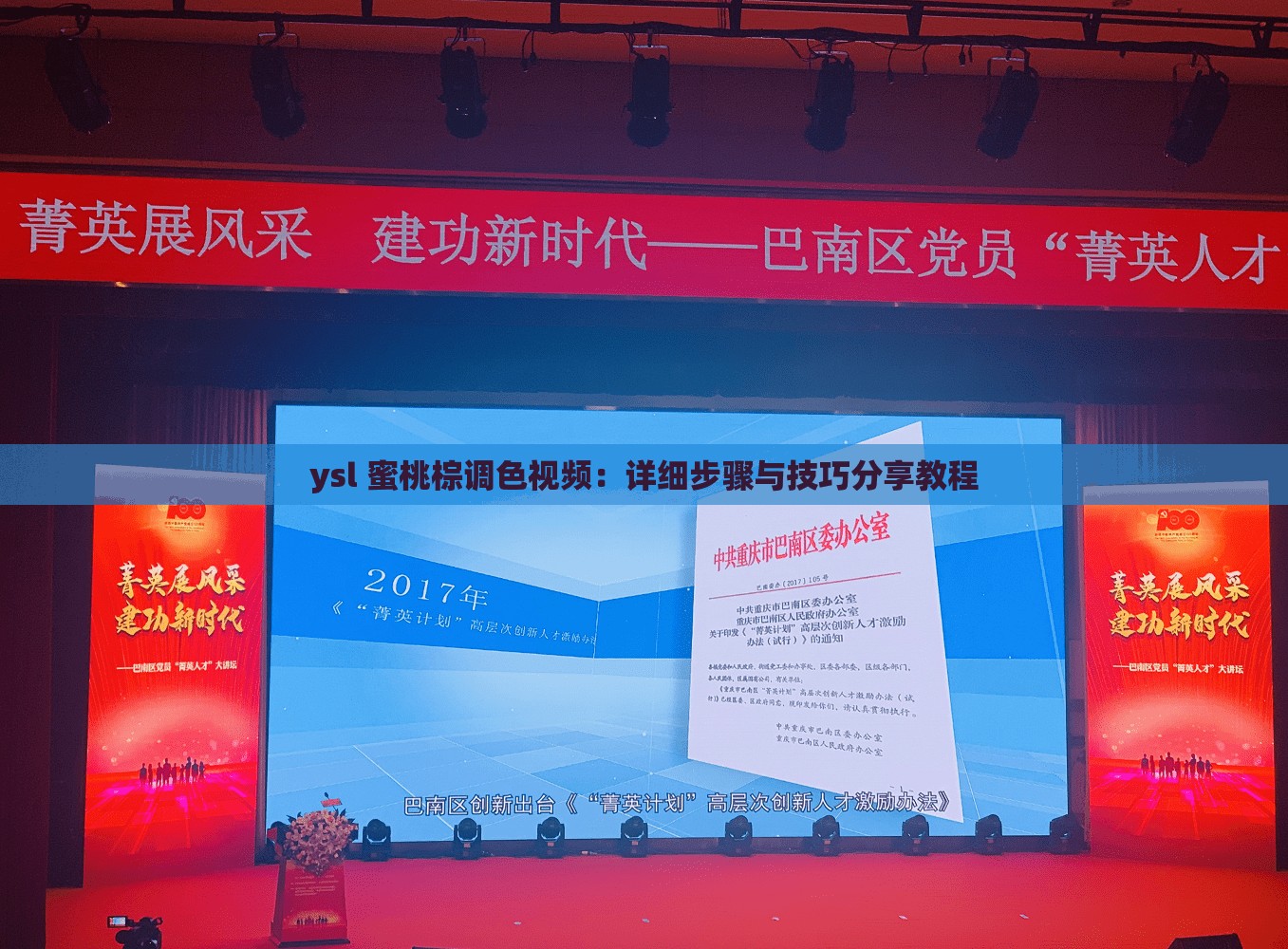 ysl 蜜桃棕调色视频：详细步骤与技巧分享教程