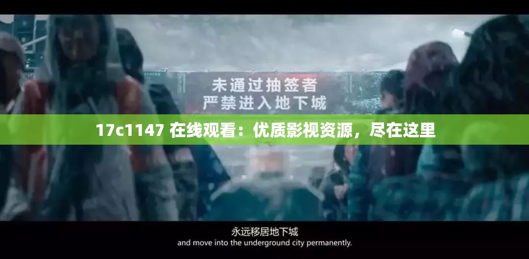 17c1147 在线观看：优质影视资源，尽在这里