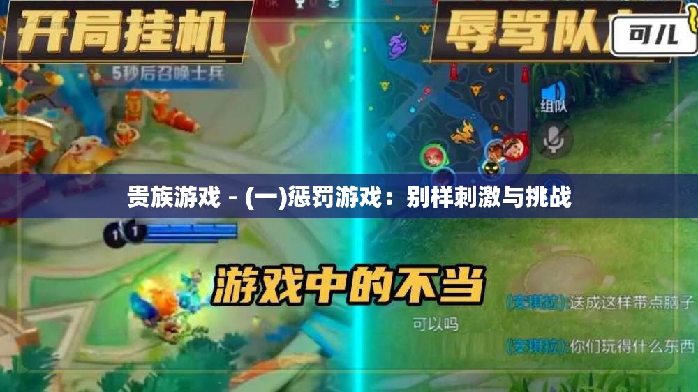 贵族游戏 - (一)惩罚游戏：别样刺激与挑战