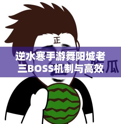 逆水寒手游舞阳城老三BOSS机制与高效打法攻略全面深度解析