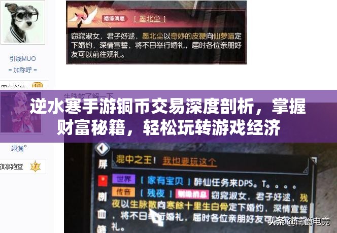 逆水寒手游铜币交易深度剖析，掌握财富秘籍，轻松玩转游戏经济