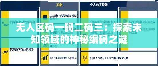 无人区码一码二码三：探索未知领域的神秘编码之谜