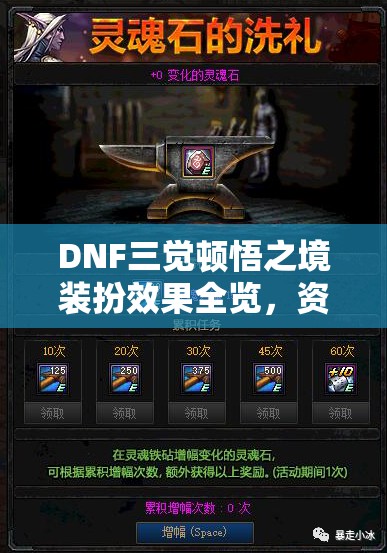 DNF三觉顿悟之境装扮效果全览，资源管理技巧与高效利用策略实现价值最大化