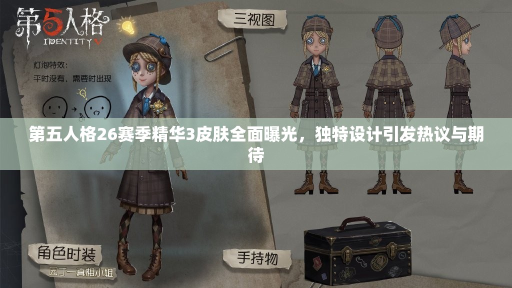 第五人格26赛季精华3皮肤全面曝光，独特设计引发热议与期待
