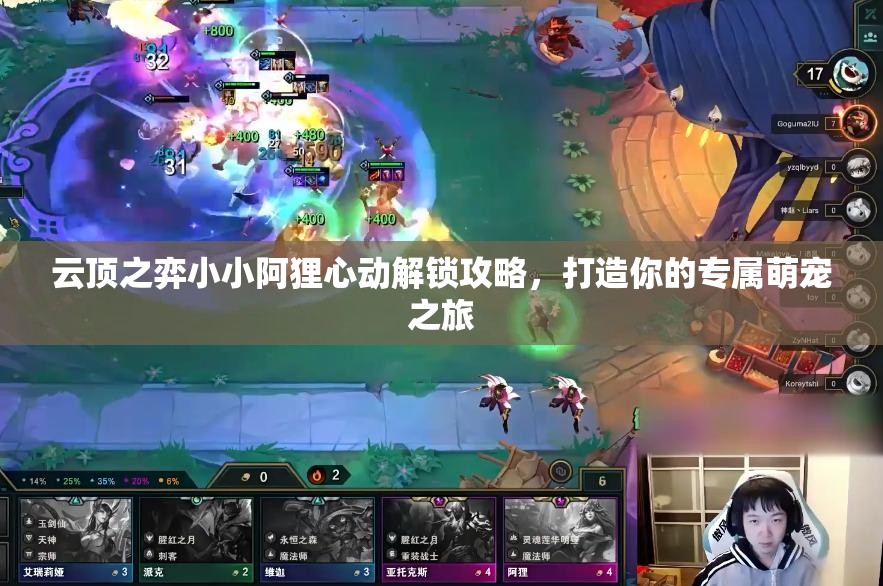 云顶之弈小小阿狸心动解锁攻略，打造你的专属萌宠之旅