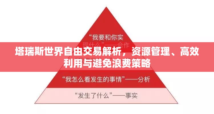 塔瑞斯世界自由交易解析，资源管理、高效利用与避免浪费策略